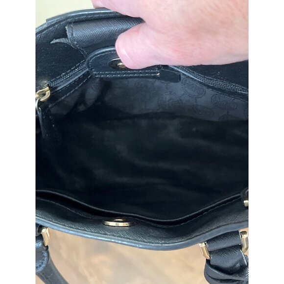 MICHAEL KORS Small Dillon Convertible Crossbody Satchel Black 30H4GAIM1L - Picture 13 of 16